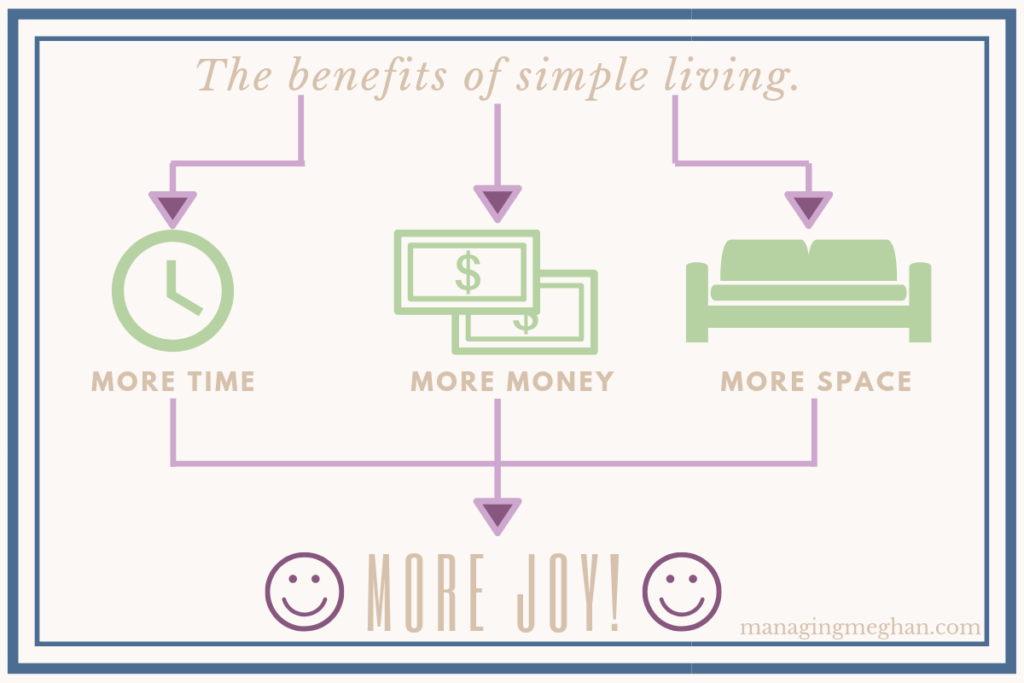 The benefits of simple living.