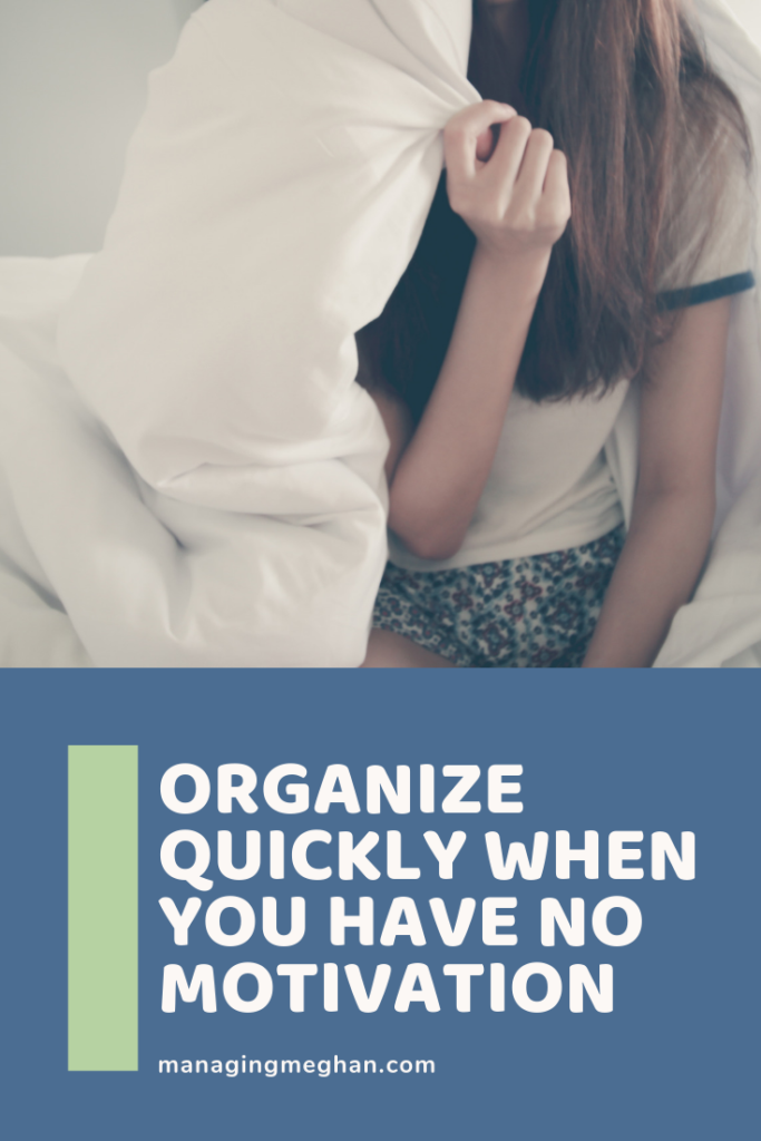 Organize quickly