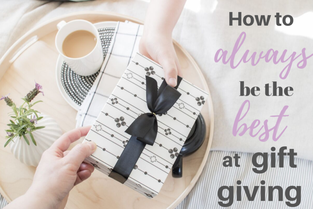 Does gift giving stress you out? You can give the best gift every time with these gift giving tips. Learn how to choose a good gift for someone and buy or make thoughtful, meaningful, or unique gifts for every person on your list.